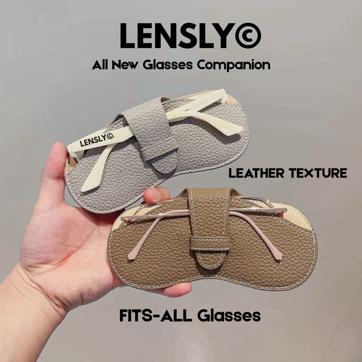 Lensly©  Companion Glasses Cases- Premium Leather