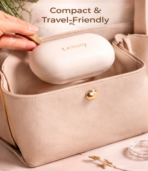 Lensly Ultrasonic Contact Lens Cleaner Machine All in One