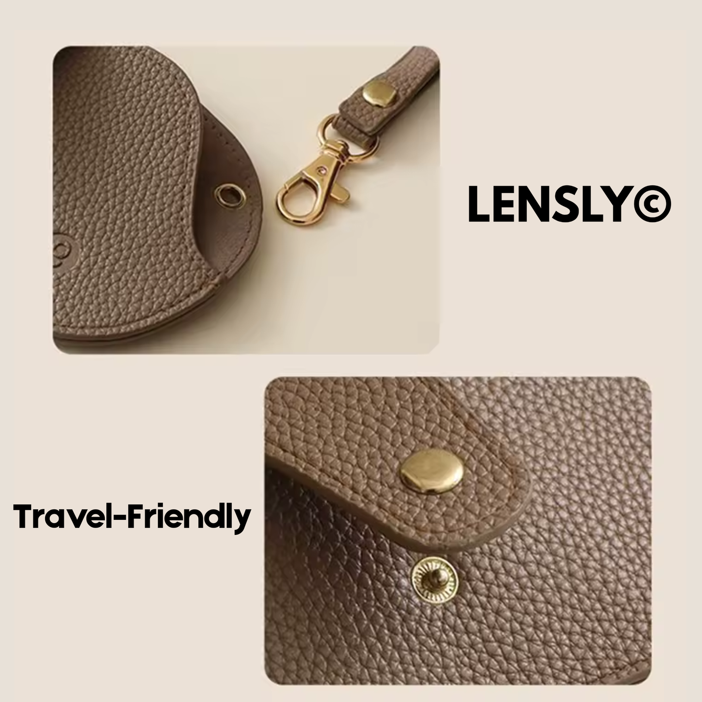 Lensly©  Companion Glasses Cases- Premium Leather